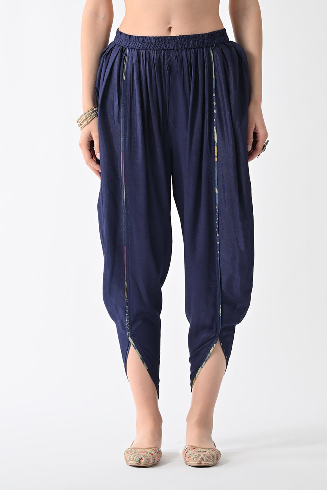 Blue Printed Kurta 2 Pcs Set