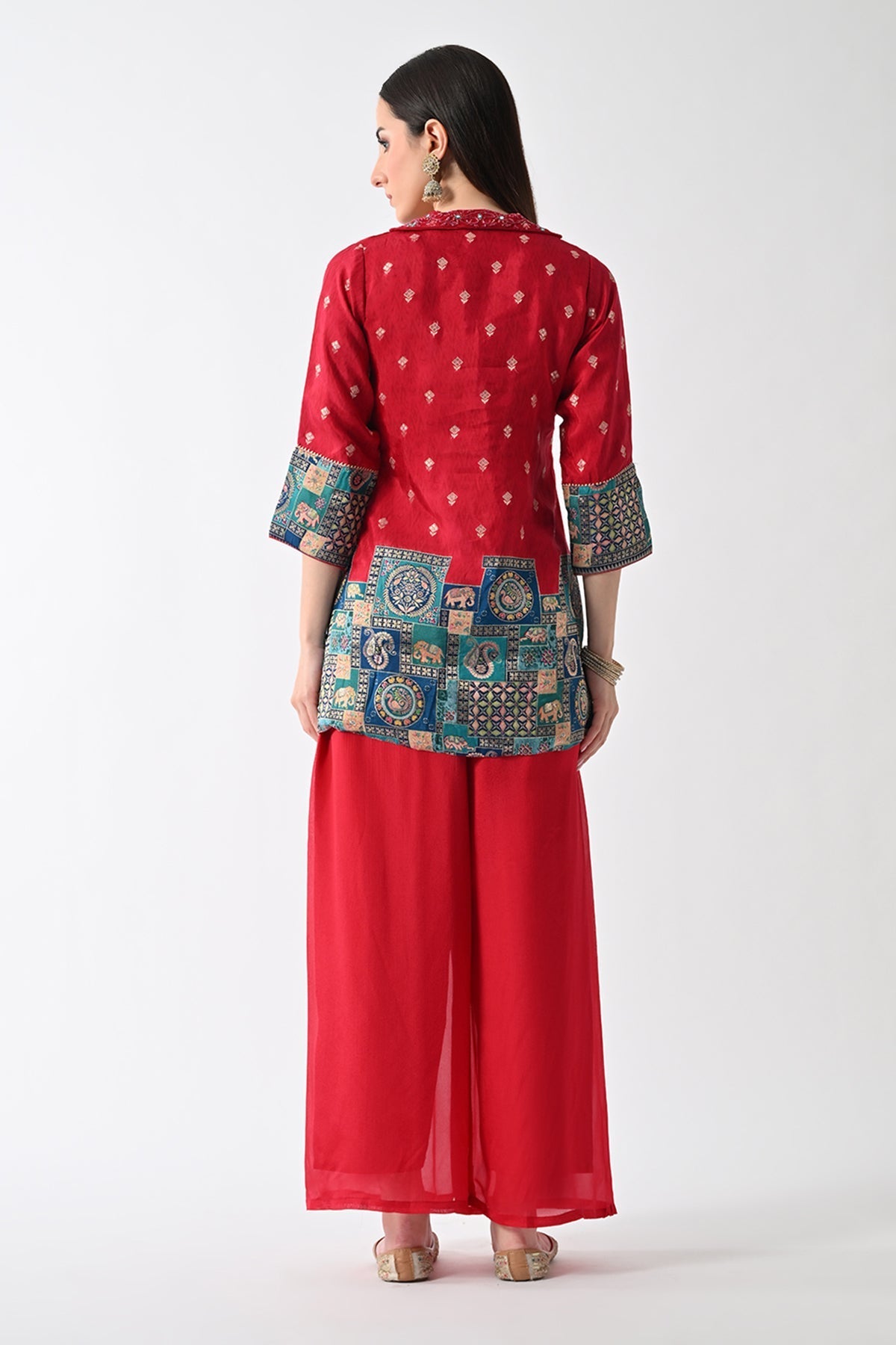 Magenta Embellished Co-Ord Set