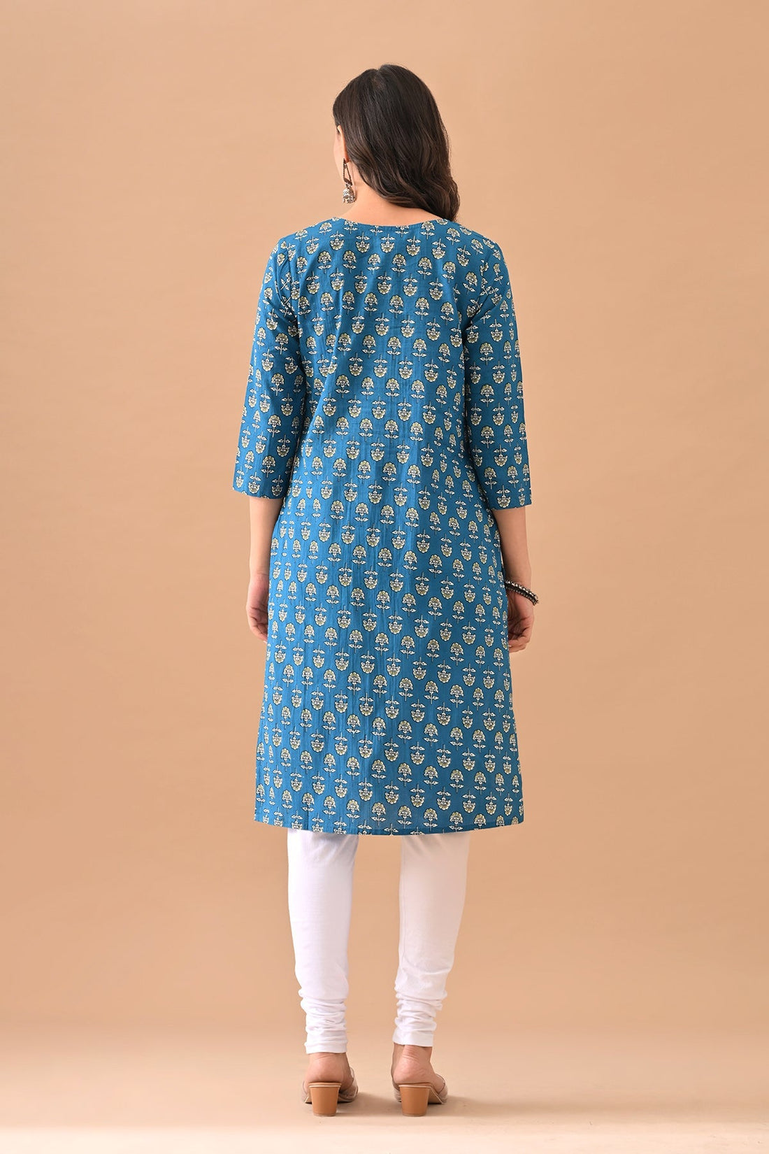 Blue Printed Kurta