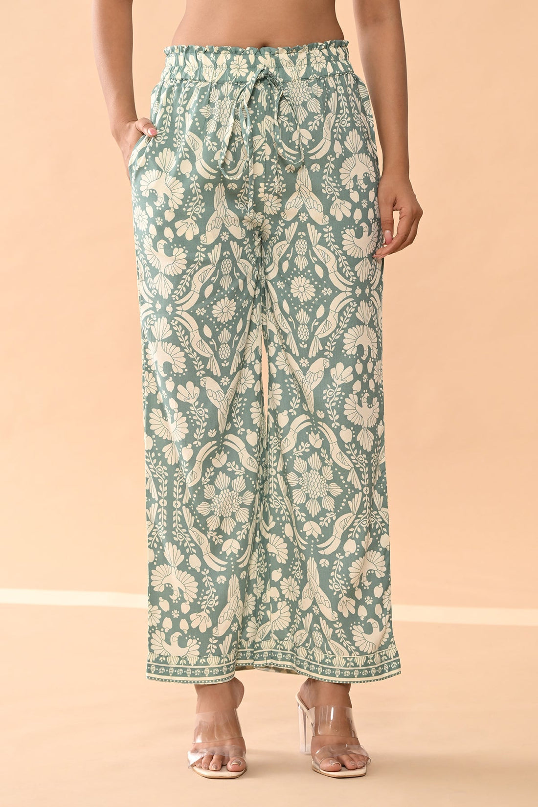 Green Printed Co-Ord Set