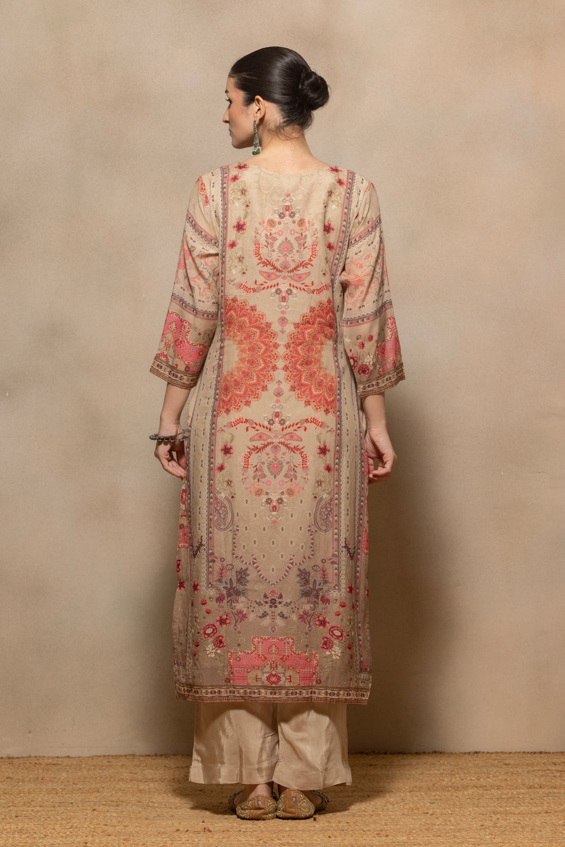 Multi Printed Kurta 3 Pcs Set