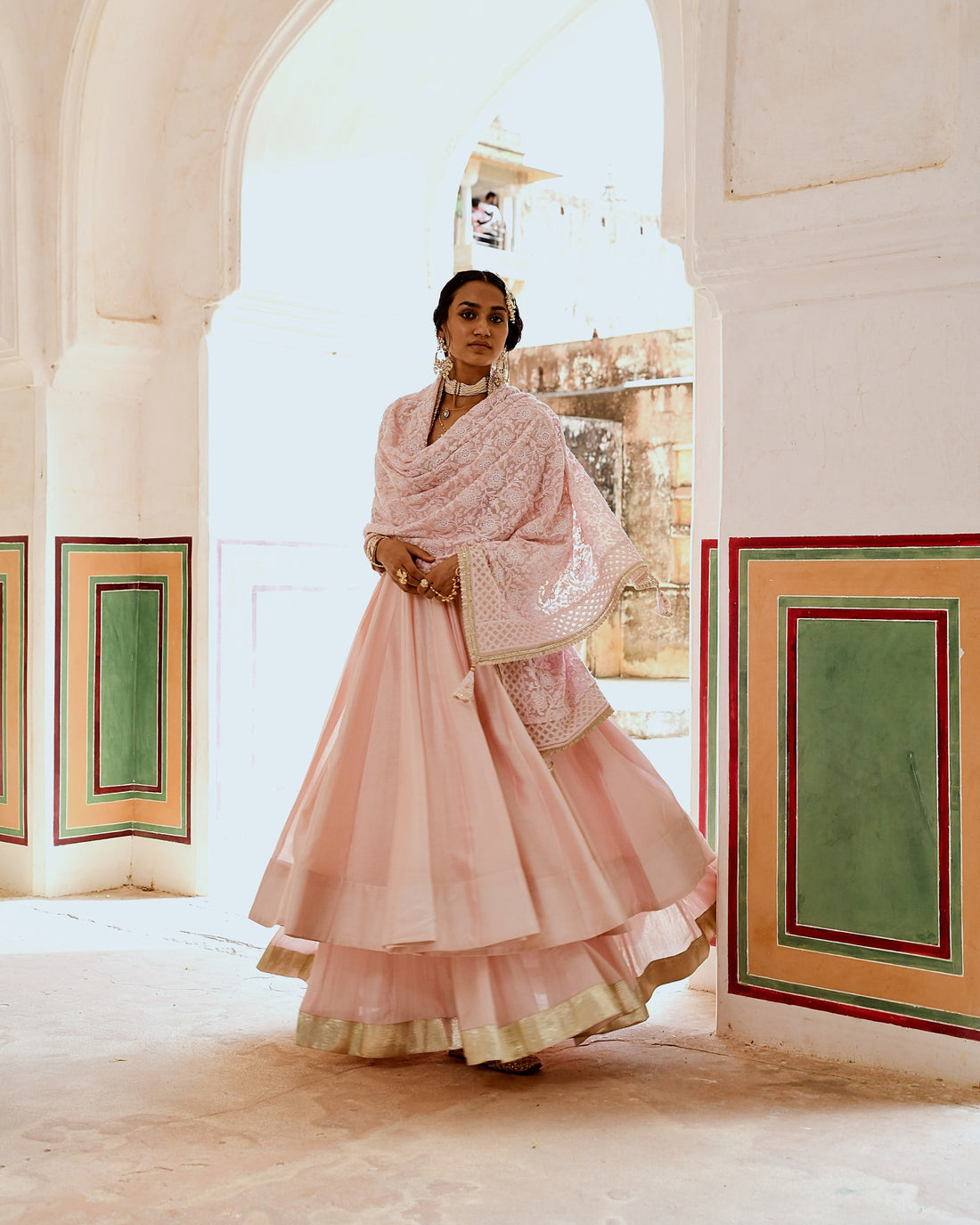 INAAYAT PINK ANARKALI SET