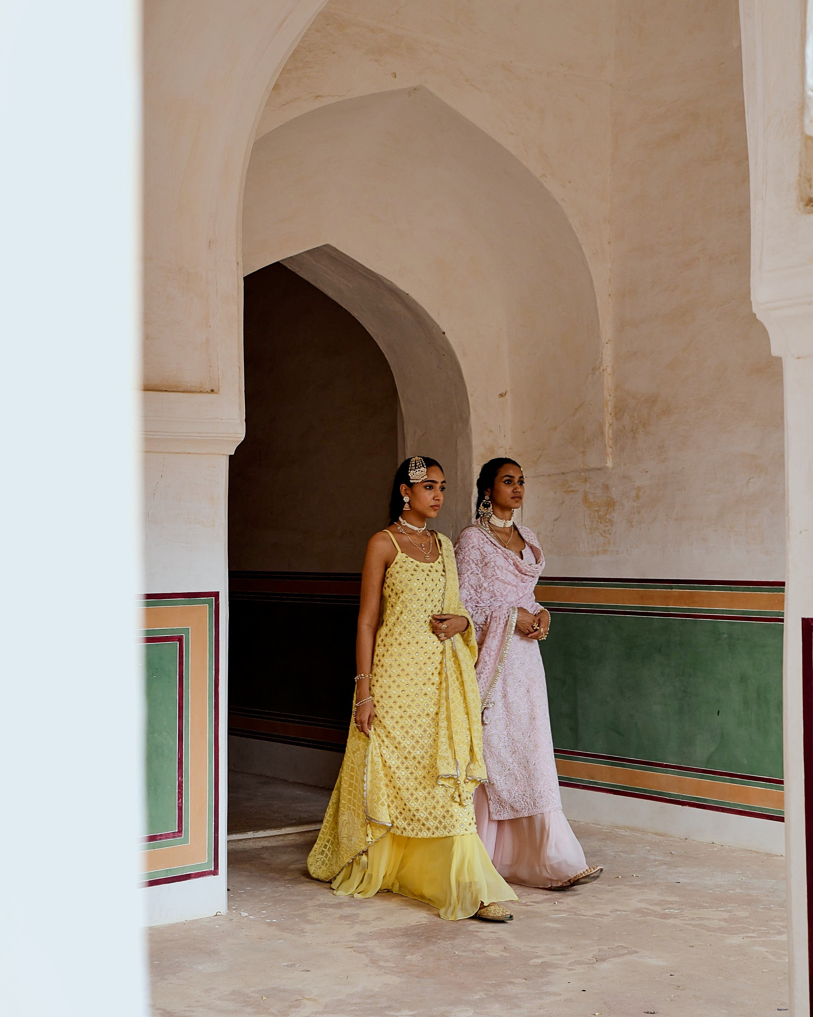 INAAYAT YELLOW SKIRT SET