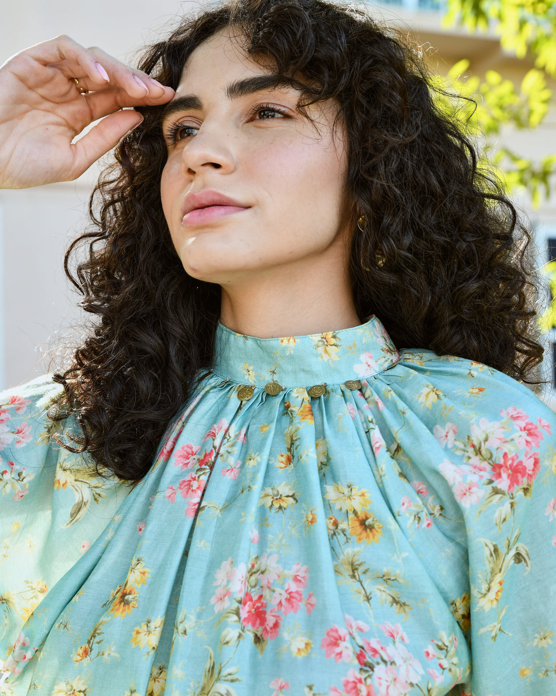 OCEAN BLUE TURTLE NECK CO-ORD SET