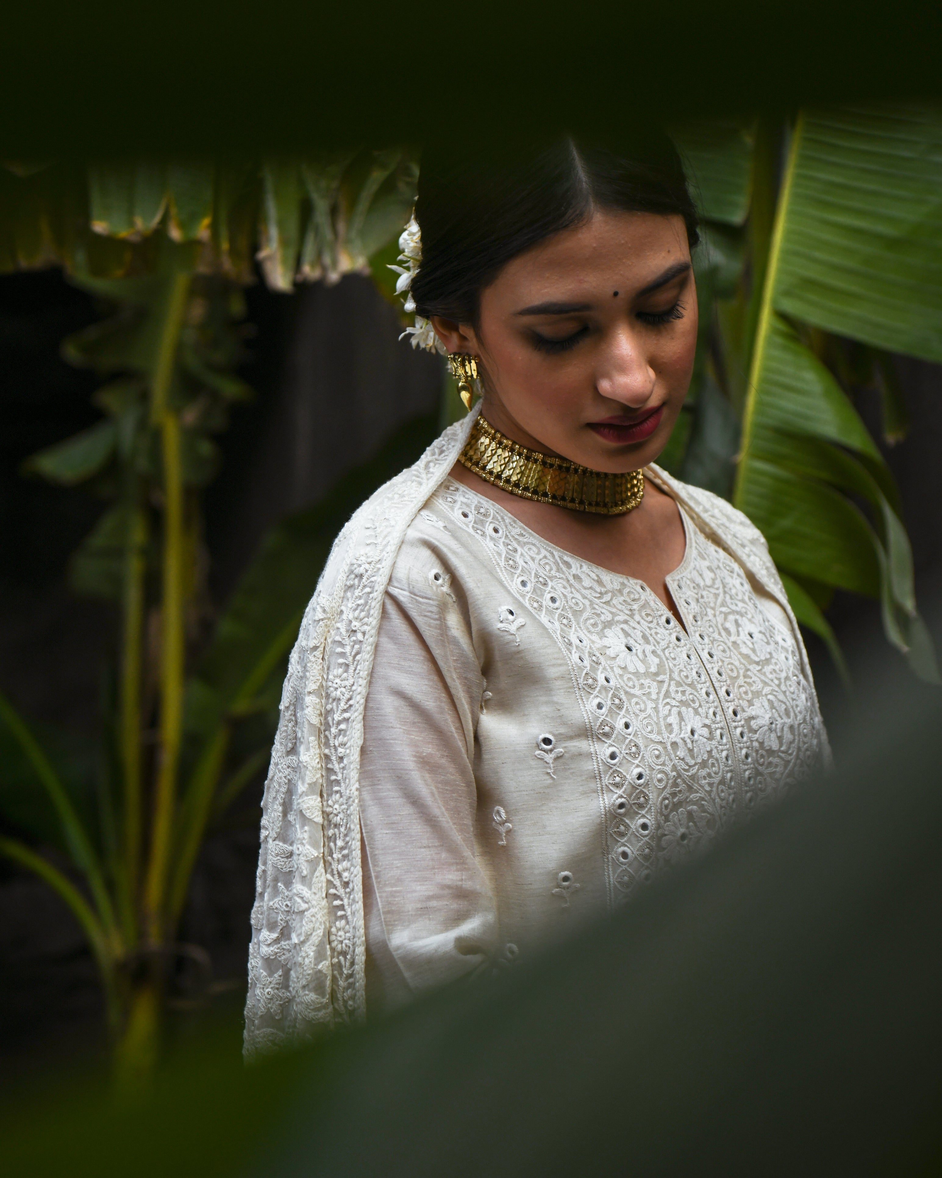 ROOH CHIKANKARI & MOTIFS KURTA SET
