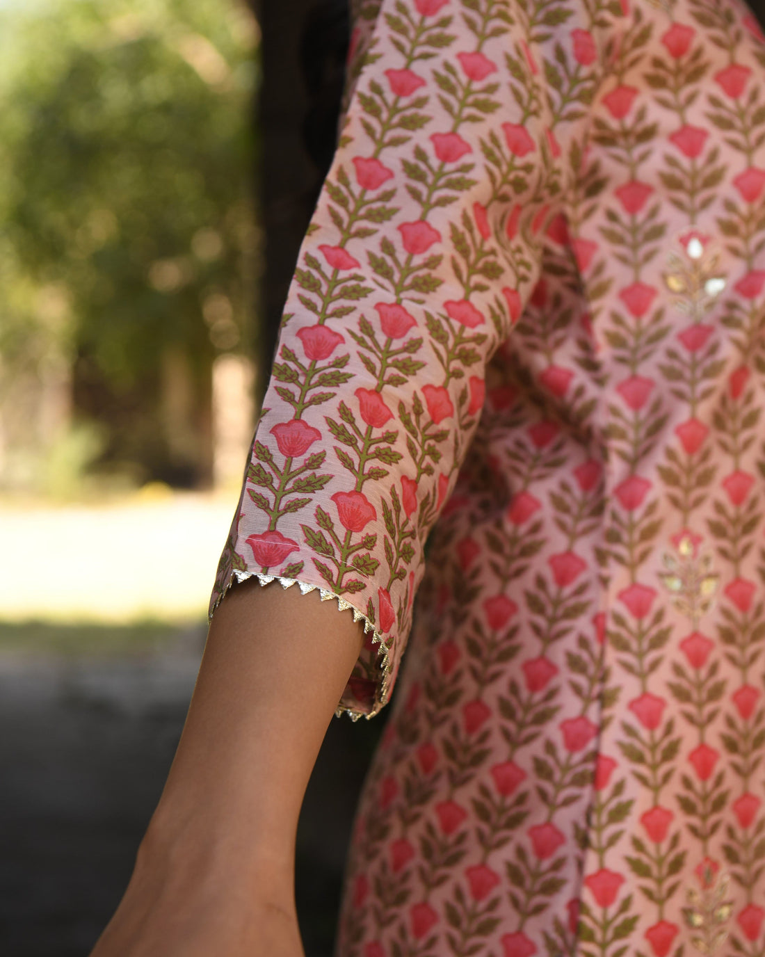 ROSE PINK MEHER KURTA SET