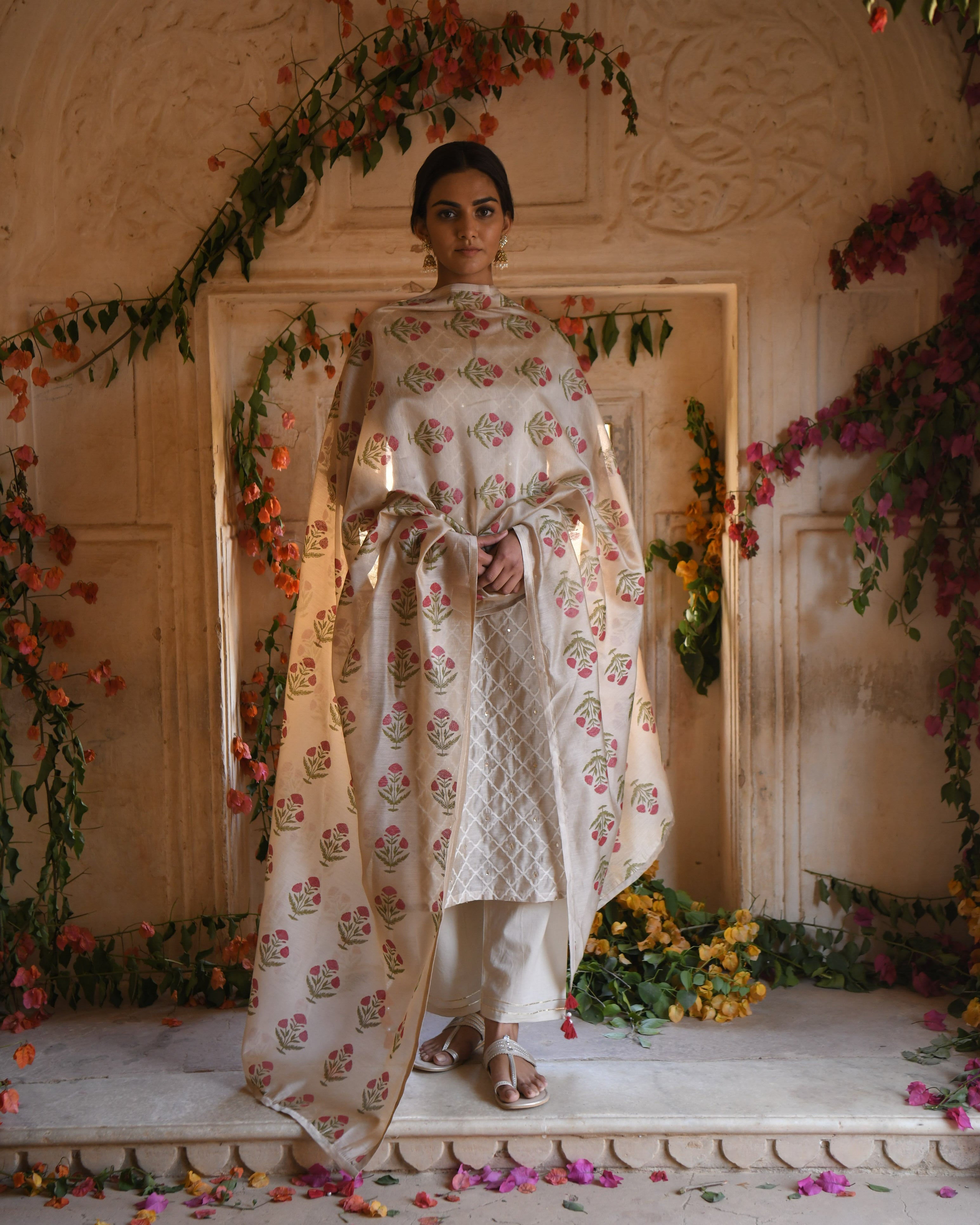 BEIGE MEHER KURTA SET