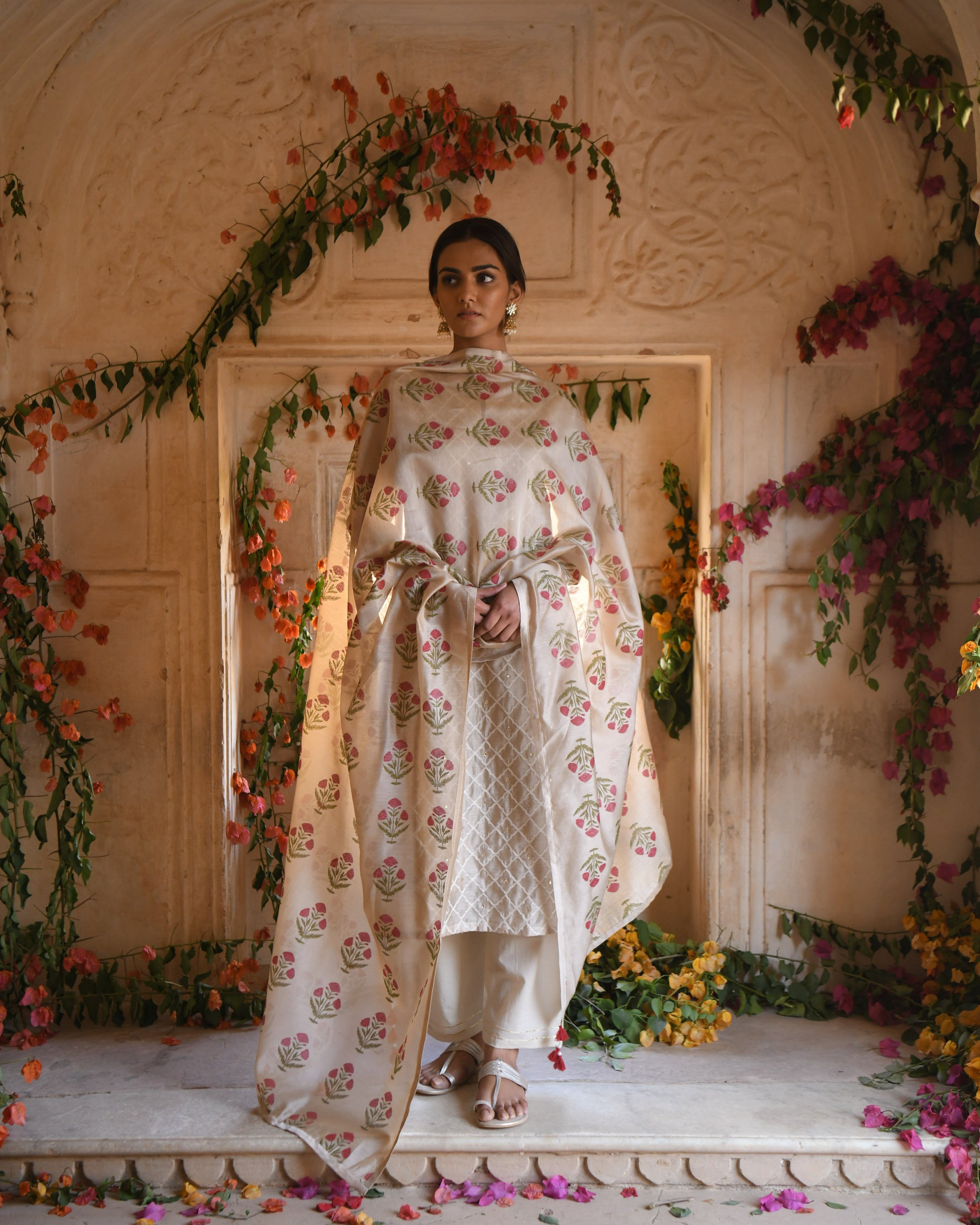 BEIGE MEHER KURTA SET