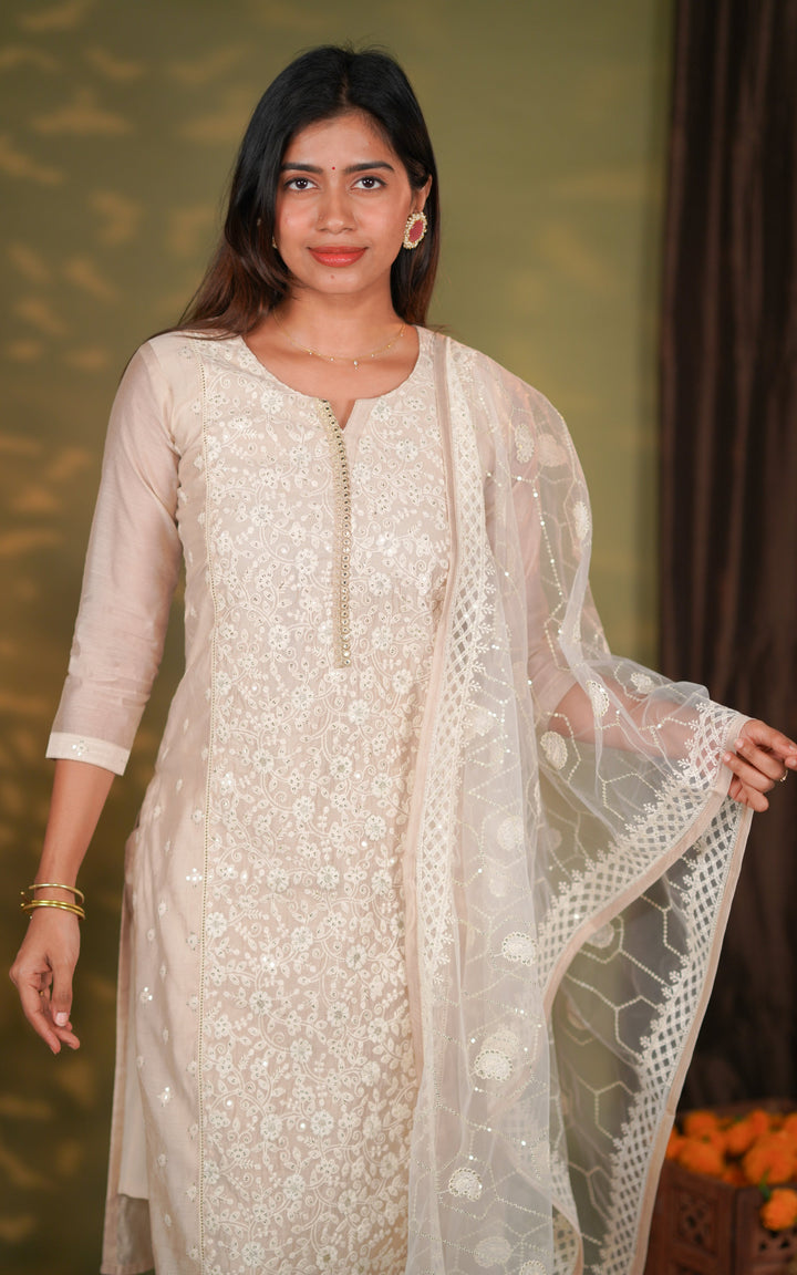 Bamini (Kurti+Pant+Dupatta)