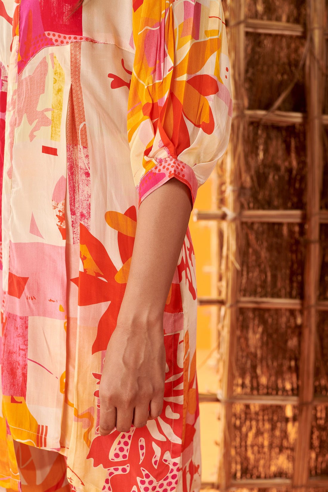 Multicolor Abstract Printed Co-ord Set