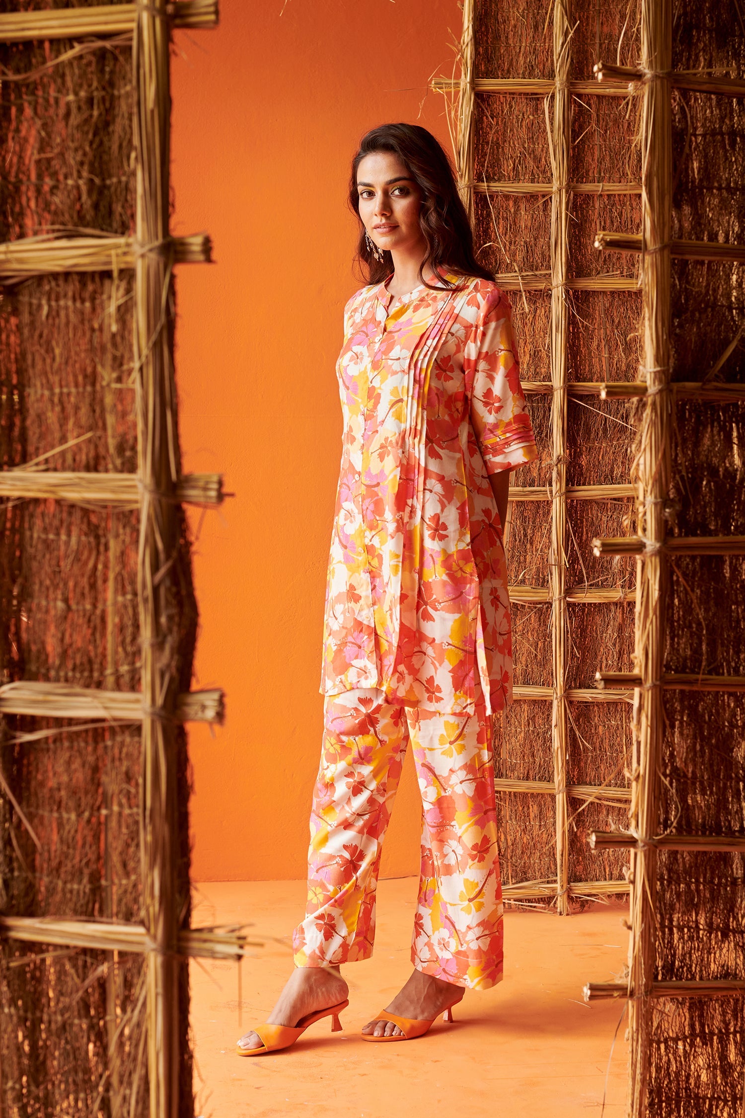 Multicolor Floral Printed Co-ord Set