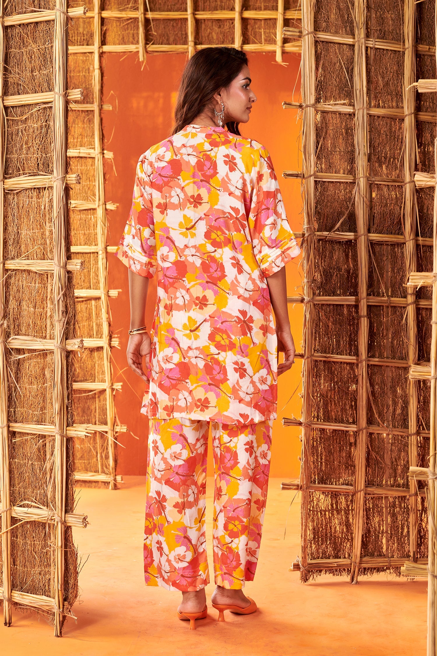 Multicolor Floral Printed Co-ord Set