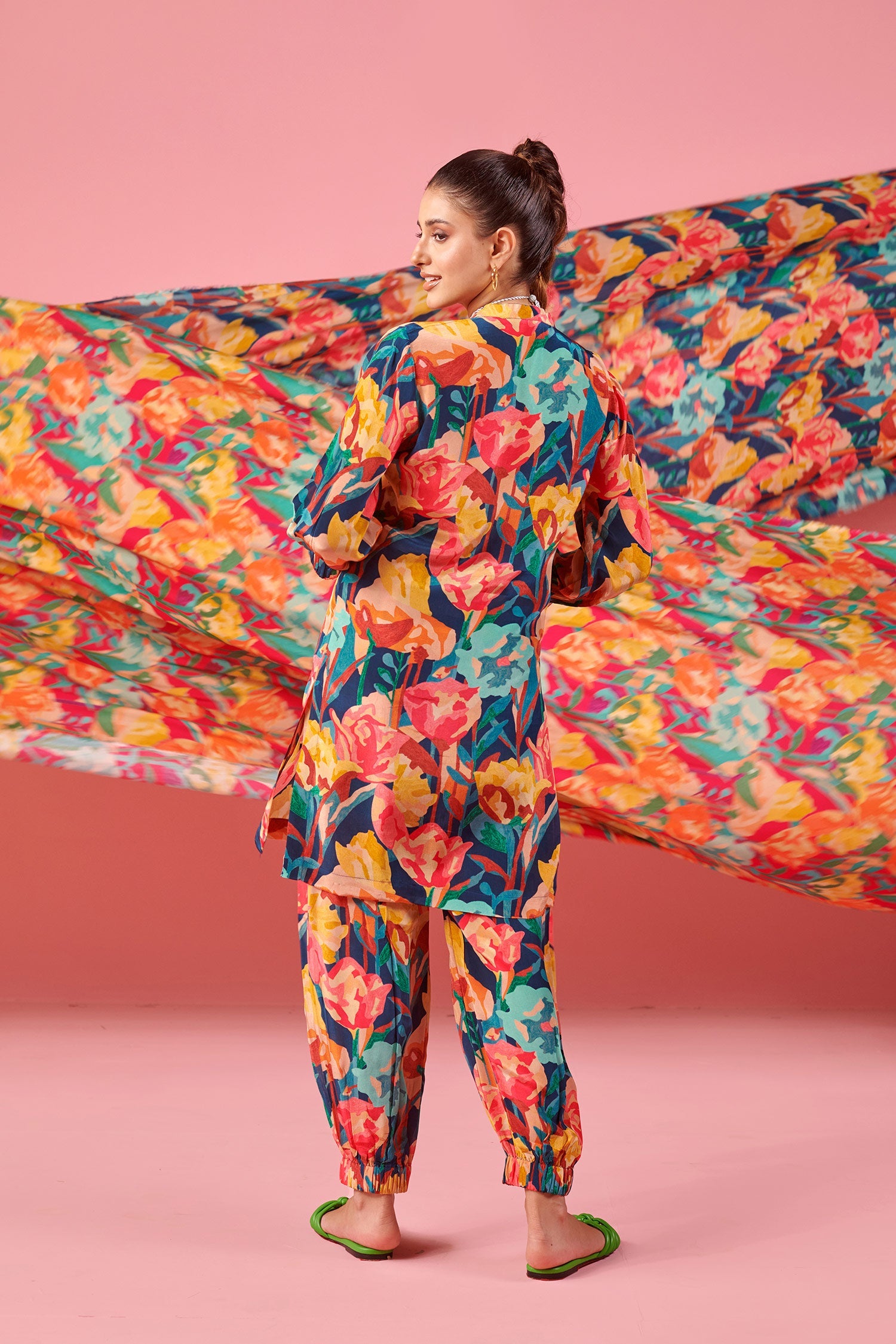 Multicolor printed Co-ord set