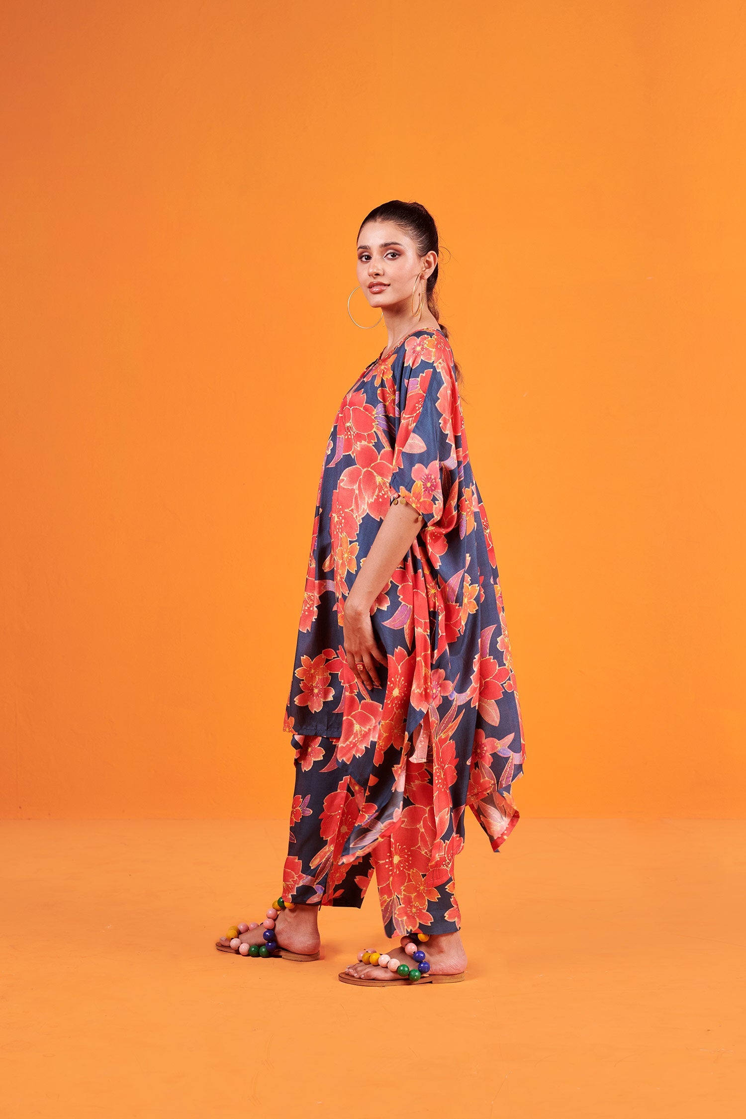 Blue  Kaftan Style Co-ord set