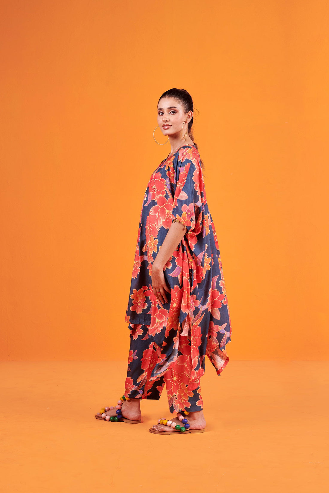 Blue  Kaftan Style Co-ord set