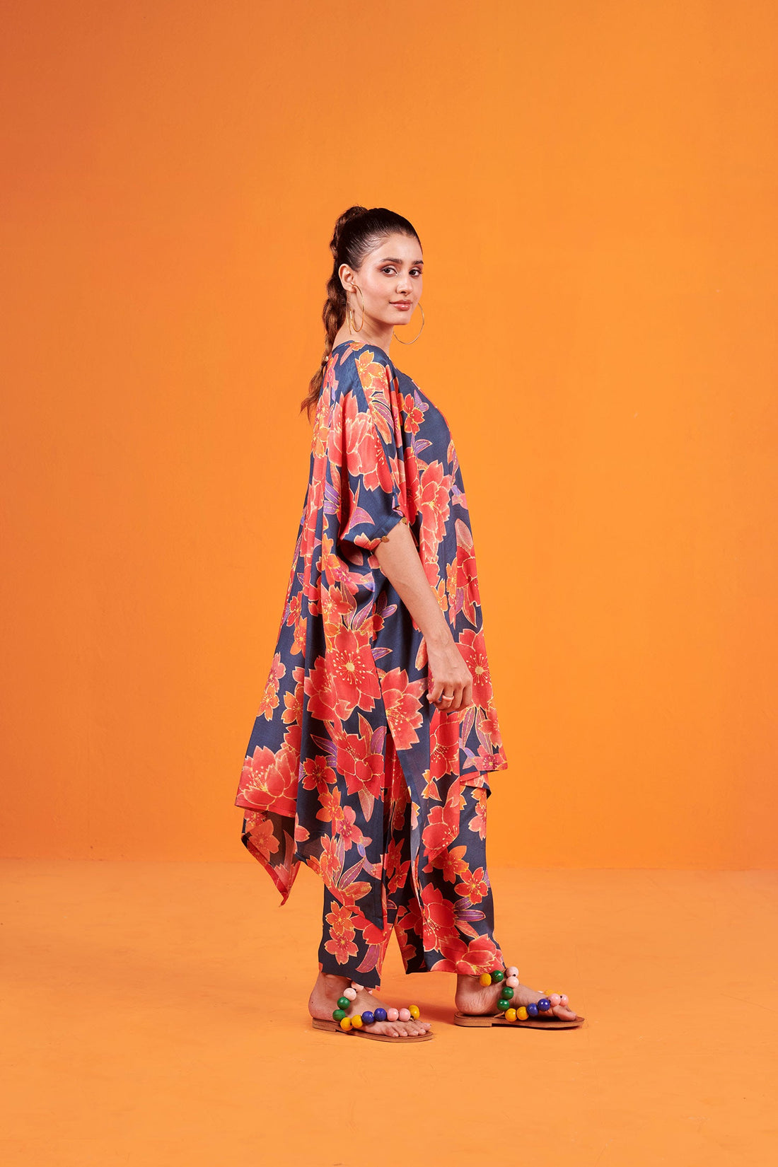 Blue  Kaftan Style Co-ord set