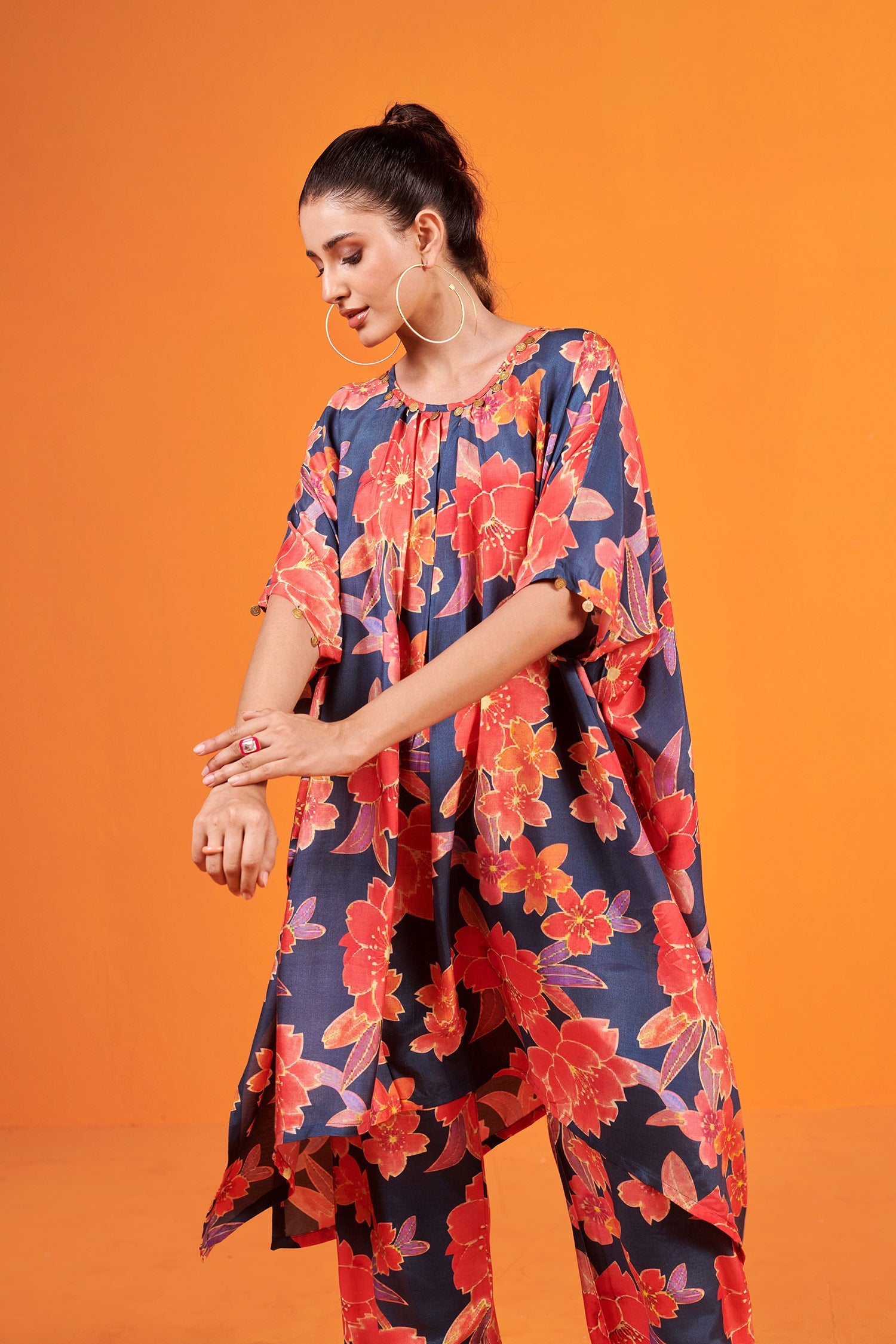Blue  Kaftan Style Co-ord set