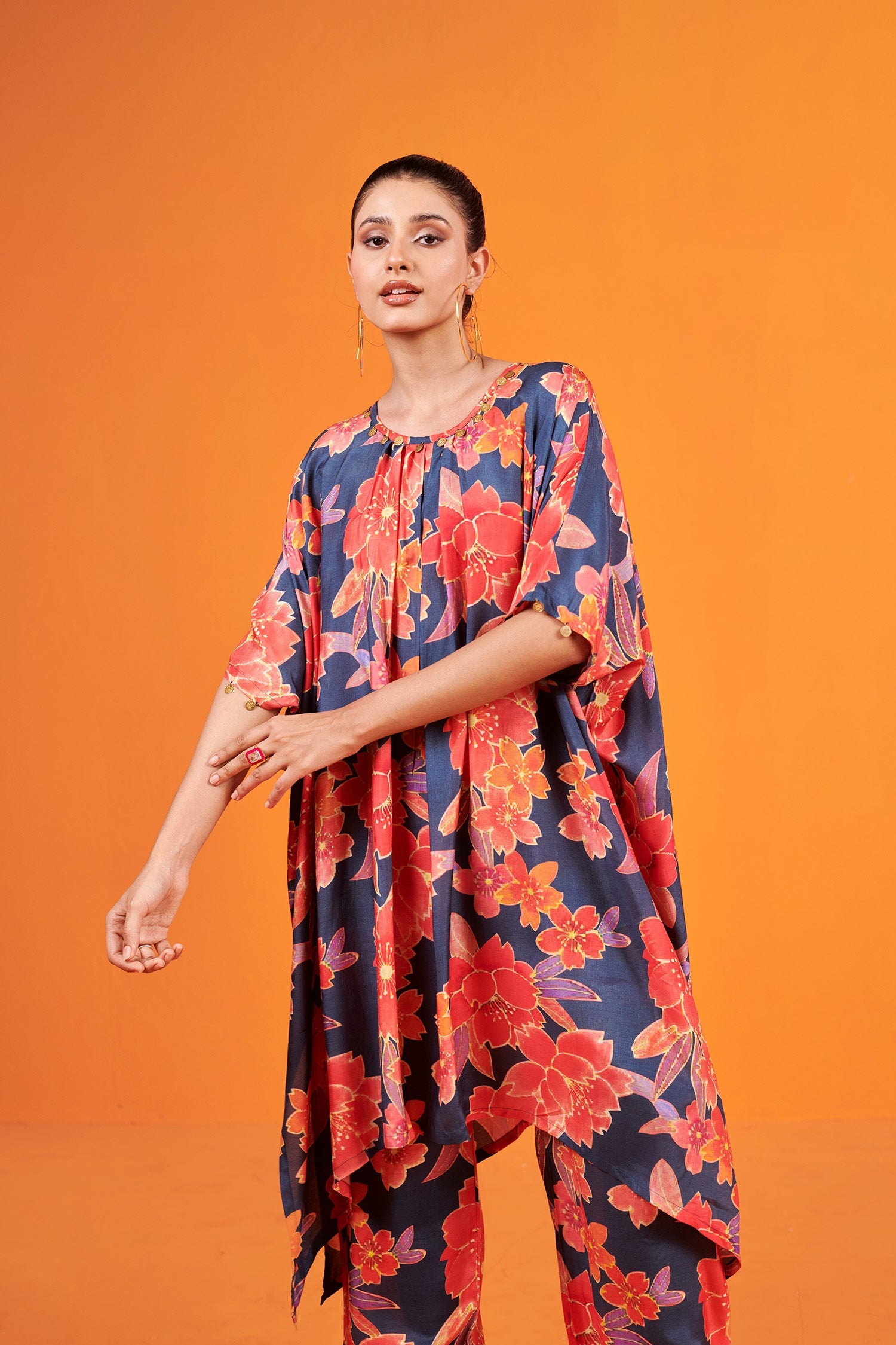 Blue  Kaftan Style Co-ord set