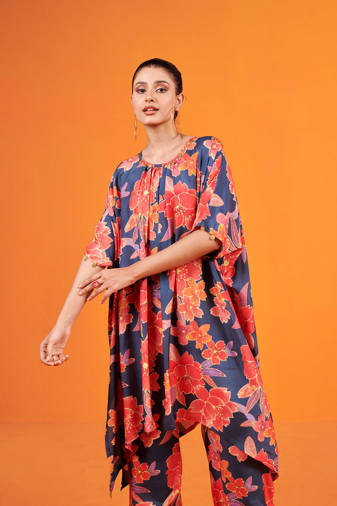 Blue  Kaftan Style Co-ord set