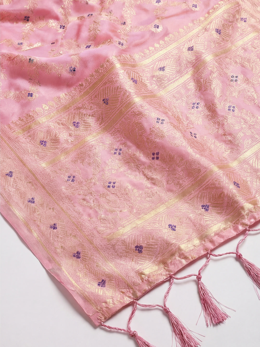 Banarasi Zari Woven Silk Blend Saree