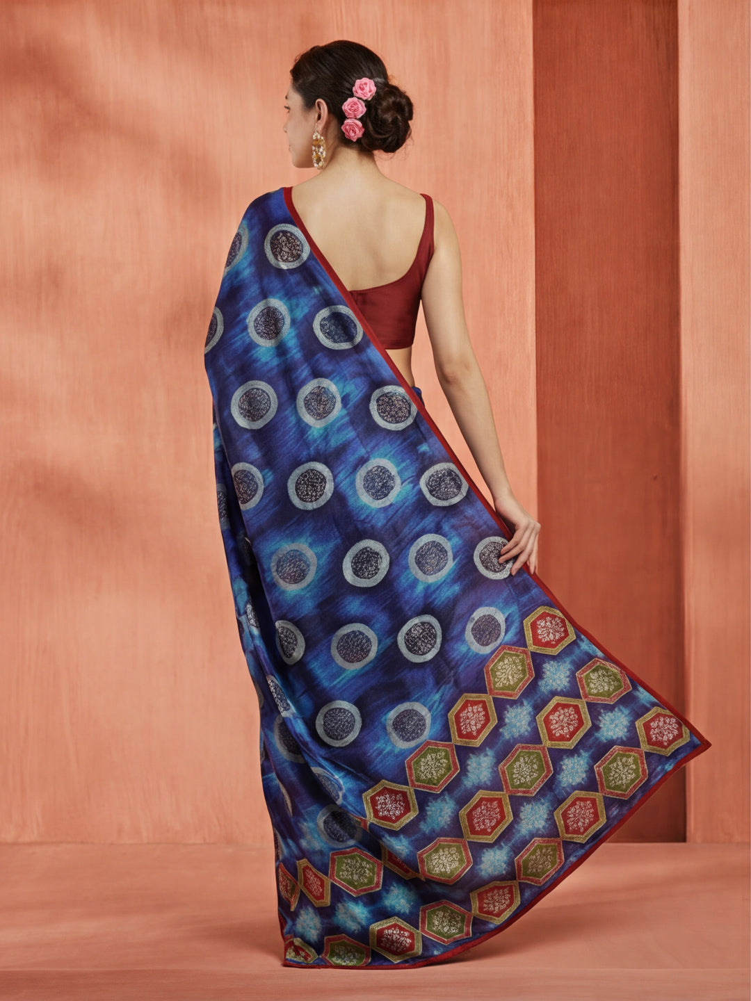 Art Silk Foil Printed Daily Wear Saree