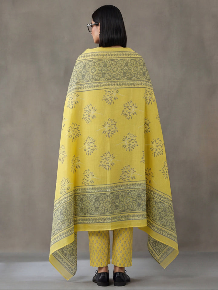Ethnic Printed Pure Cotton Suit Set