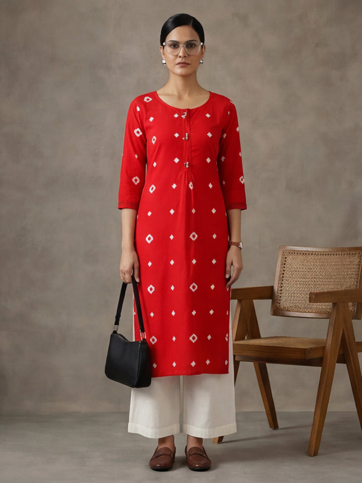 Women Bandhani Printed Kurta