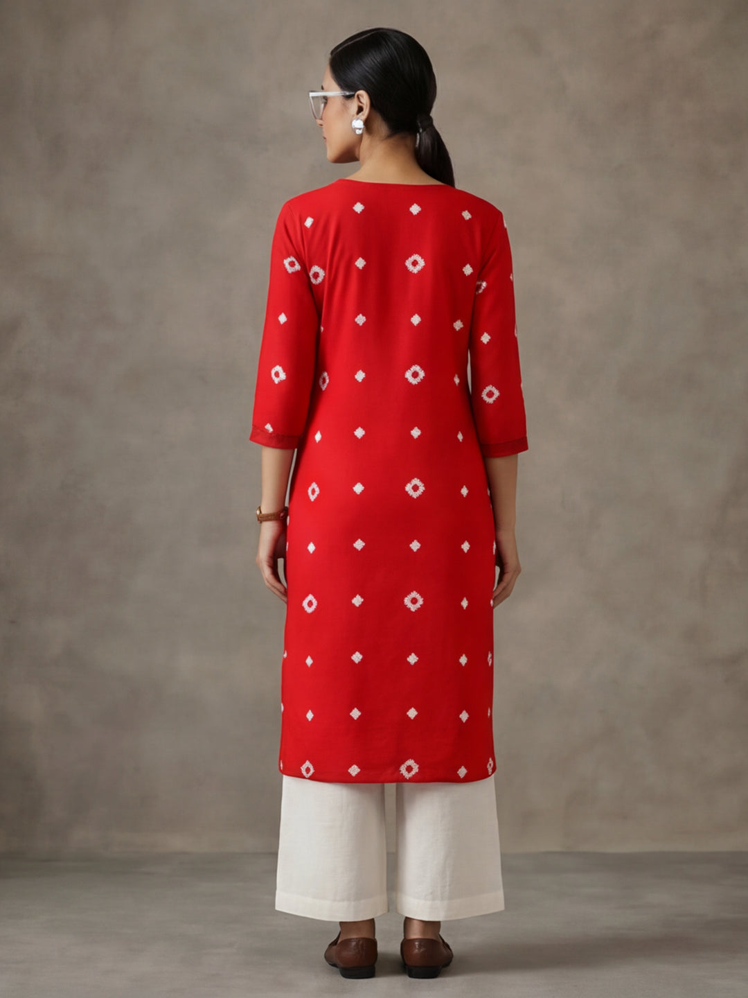 Women Bandhani Printed Kurta