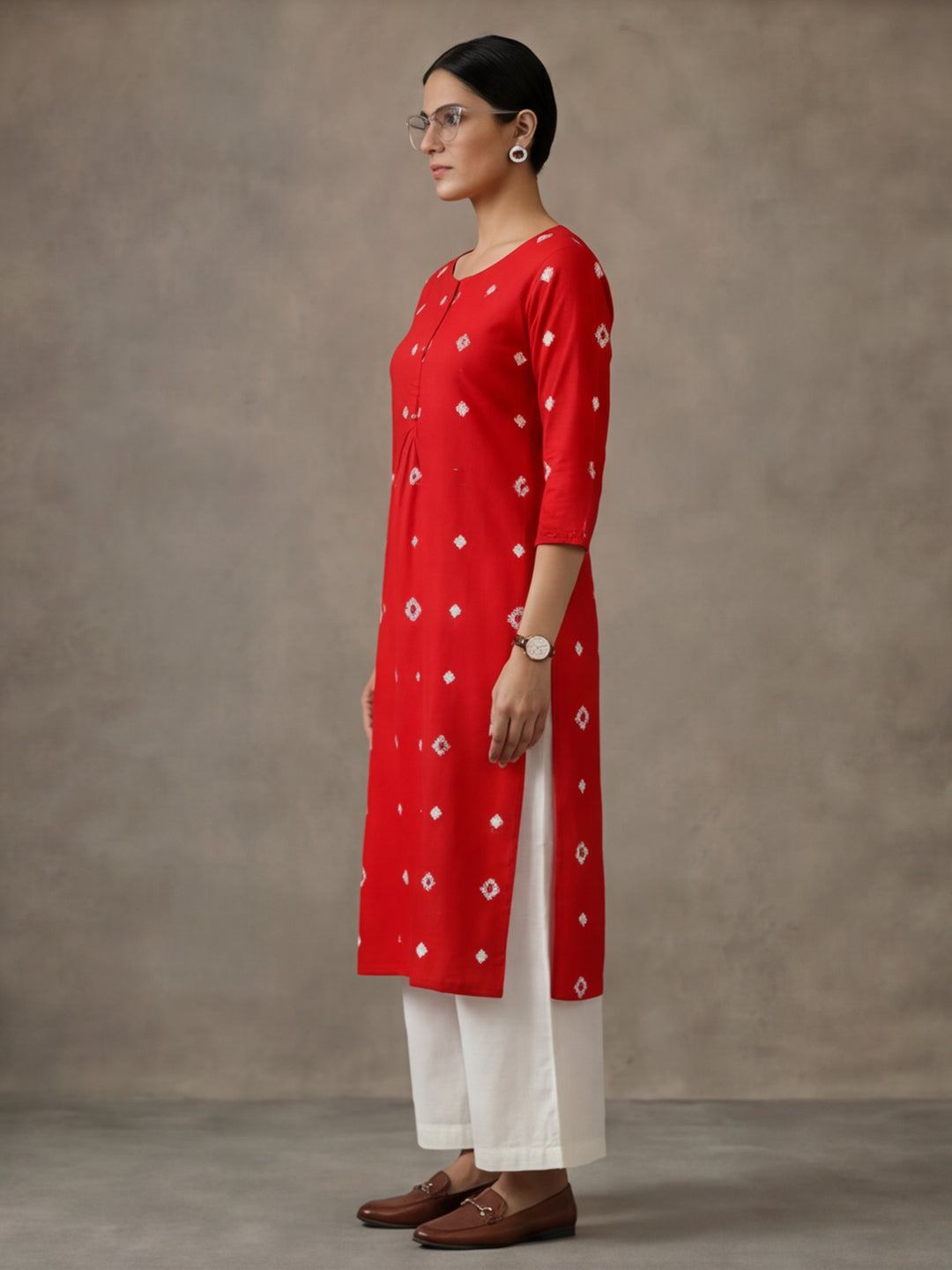 Women Bandhani Printed Kurta